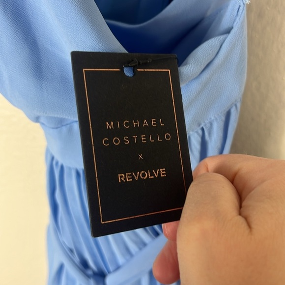 Michael Costello x Revolve Ale Gown in Light Blue - Picture 9 of 11
